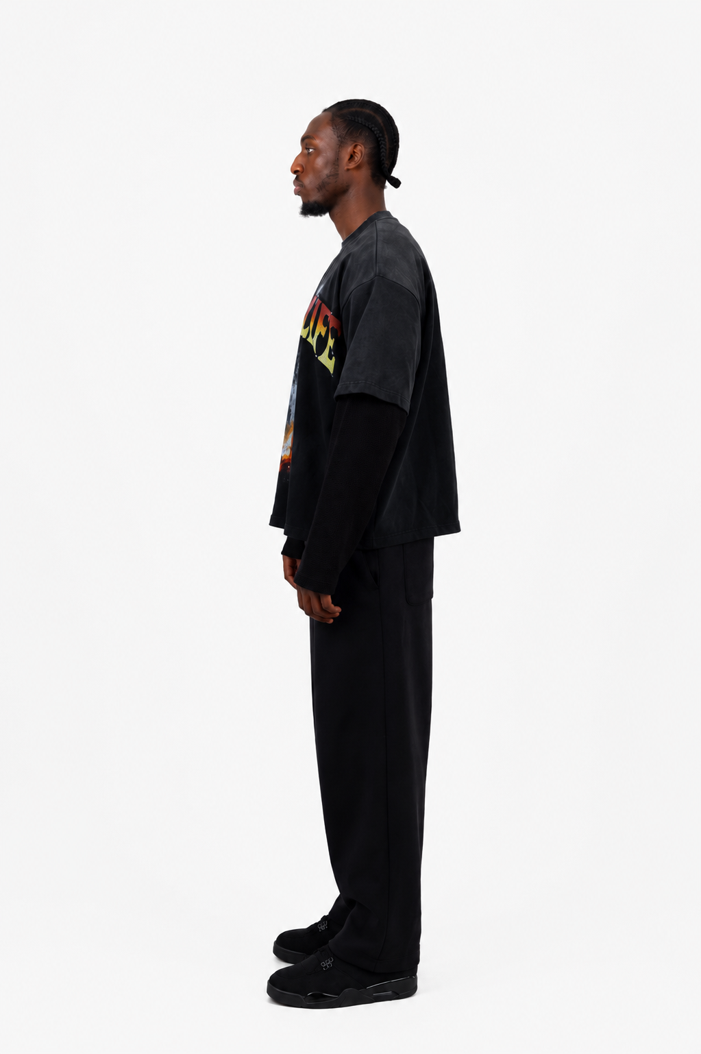 “No smoke without fire” - Black Long Sleeve T-shirt