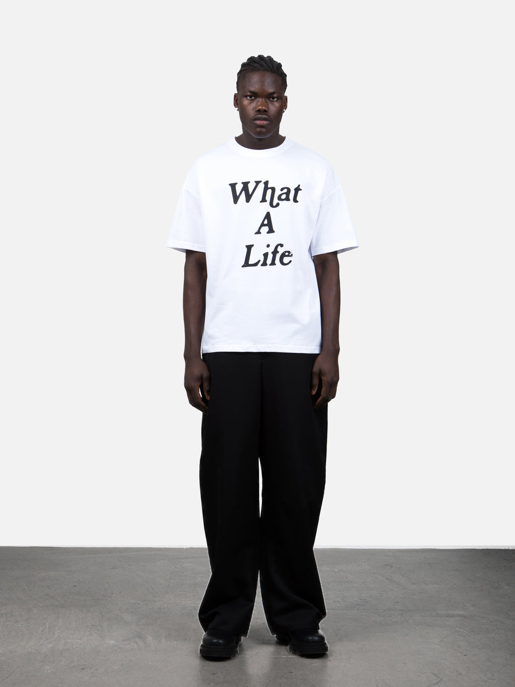 What a Life™ Branded T-Shirt - White